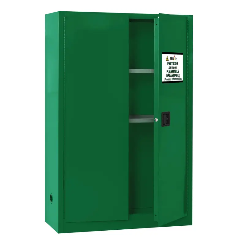 Pesticide Storage Cabinet, 45 Gal., 65" H X 43" W X 18" D 1