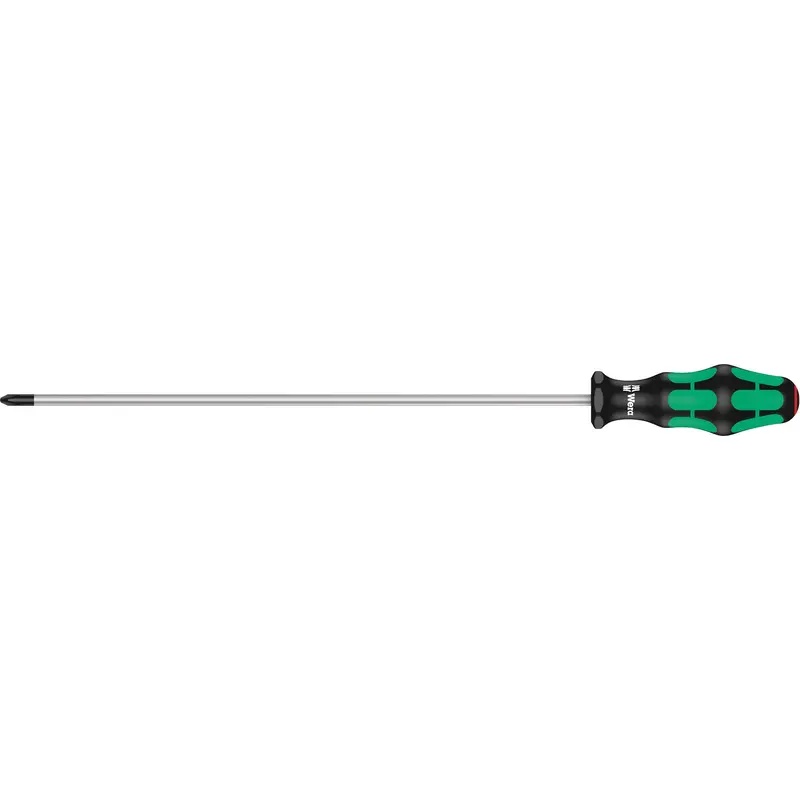 Phillips Screwdriver, #2, 16" L, Plastic Handle 1