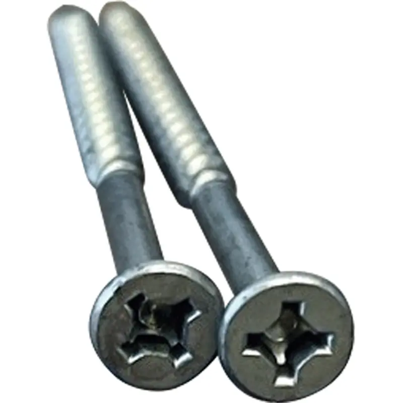 Phillips/Square Particle Board Screw, #8 X 3" L, Plain 1
