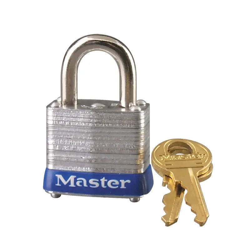 Pin Tumbler Padlock, Keyed Alike, Laminated Steel, 1-9/16" Width 1