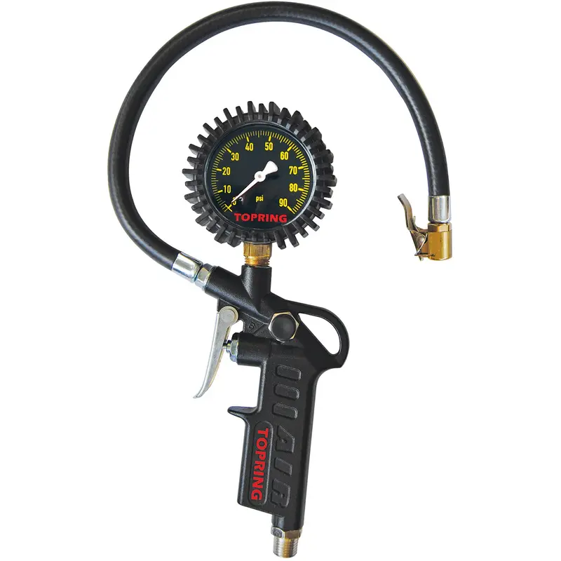 Pistol Grip Dial Inflator Gauge 1