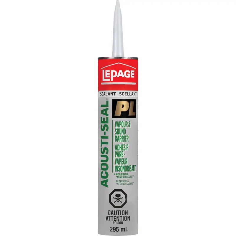 Pl® Vapour Barrier & Sound Reduction Adhesive, 295 Ml, Tube, Black 1