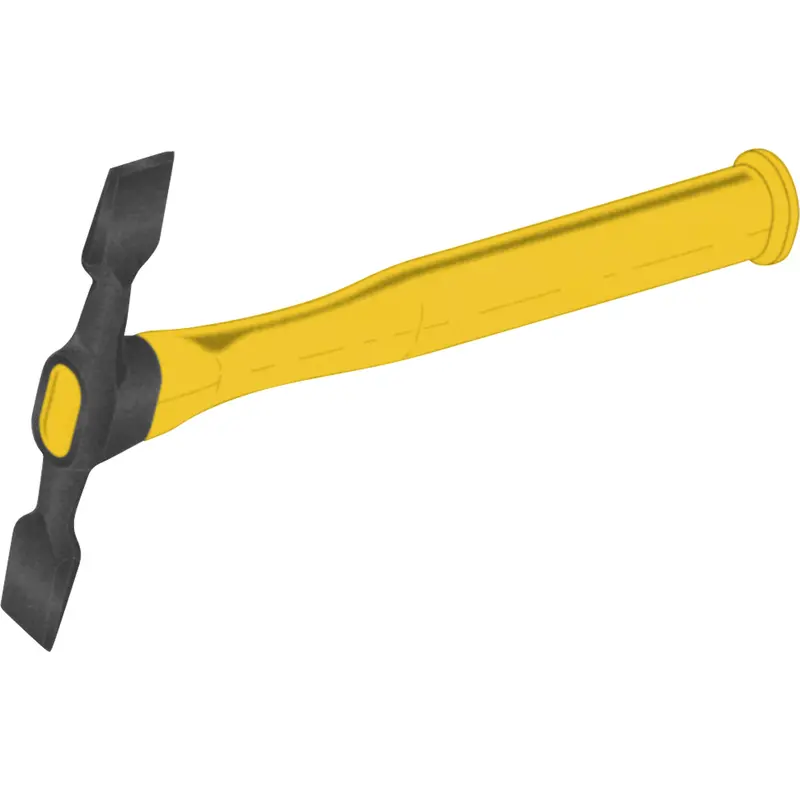 Plastic Handle Chipping Hammers, 11-7/8", 20 Oz. Head, Steel 1