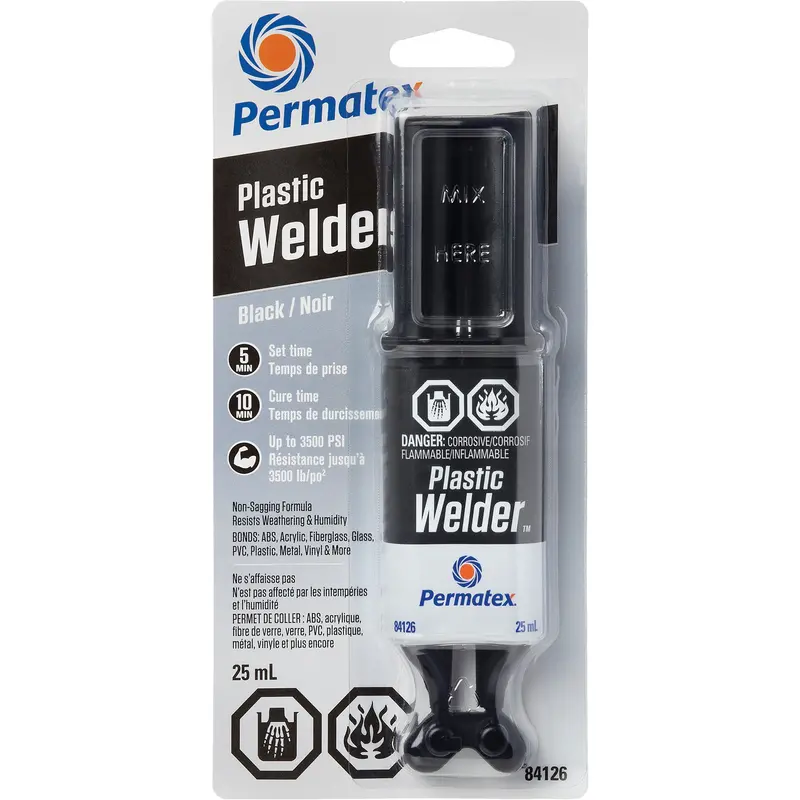 Plastic Welder™ Epoxy, 25 Ml, Syringe, Two-Part, Black 1
