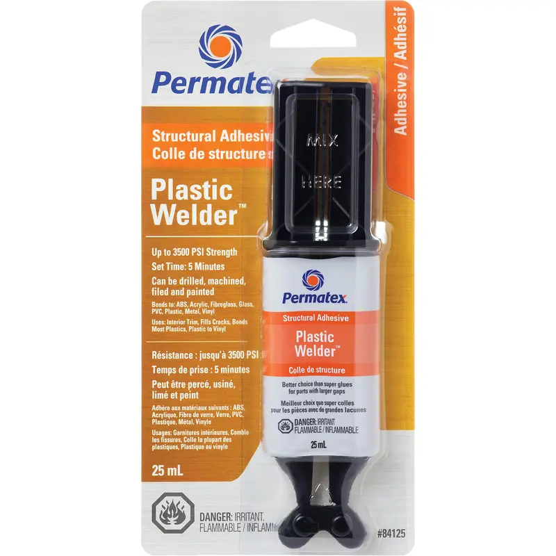 Plastic Welder™ Epoxy, 25 Ml, Syringe, Two-Part, Off-White 1