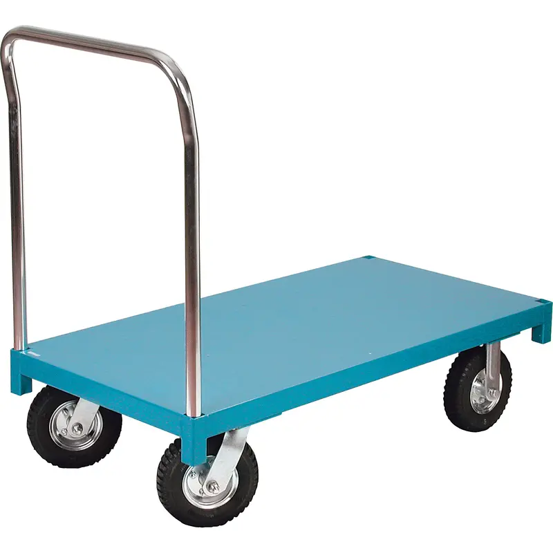 Platform Truck, 48" L X 24" W, 1000 Lbs. Capacity, Pneumatic Casters 1