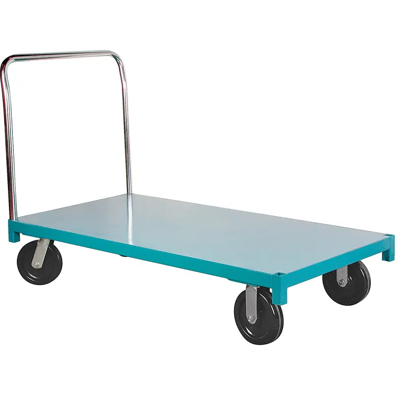 Platform Truck, 60" L X 30" W, 1400 Lbs. Capacity, Nylon Casters 1