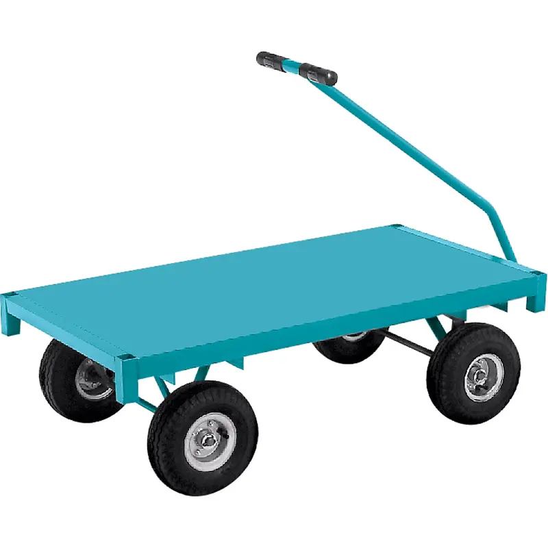 Platform Trucks - Ergonomic Platform Wagon Trucks, 24" W X 48" L, 1000 Lbs. Capacity 1