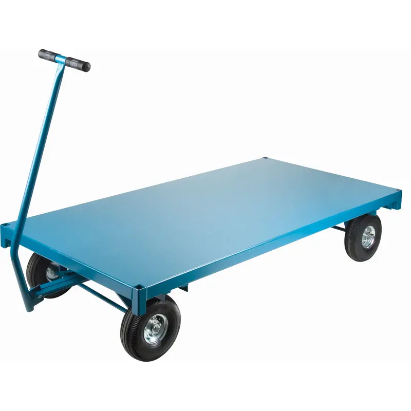 Platform Trucks - Ergonomic Platform Wagon Trucks, 36" W X 72" L, 1000 Lbs. Capacity 1