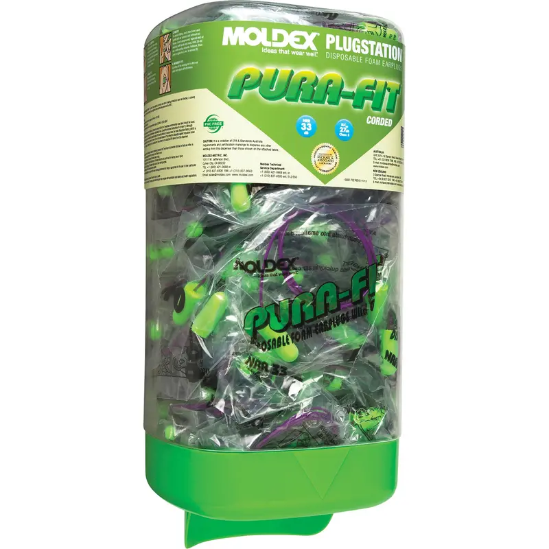 Plugstation® With Corded Pura-Fit® Earplugs 1