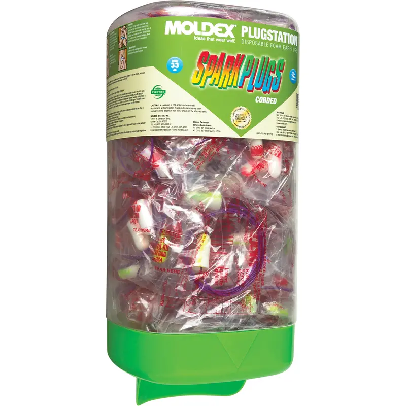 Plugstation® With Corded Sparkplugs® Earplugs 1