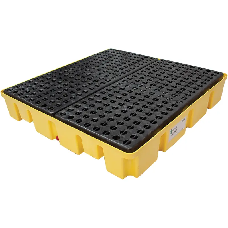 Poly-Slim-Line™ Spill Pallet Without Drain, 66 Us Gal. Spill Capacity, 49" X 49" X 8.75" 1