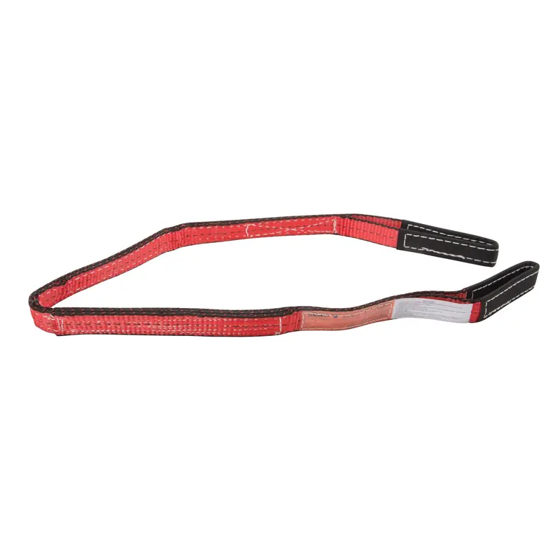 Polyester Sling, Double Ply, Double Eye, Type 3, 1'' W X 12' L, 3100 Lbs. Vertical Cap. 1
