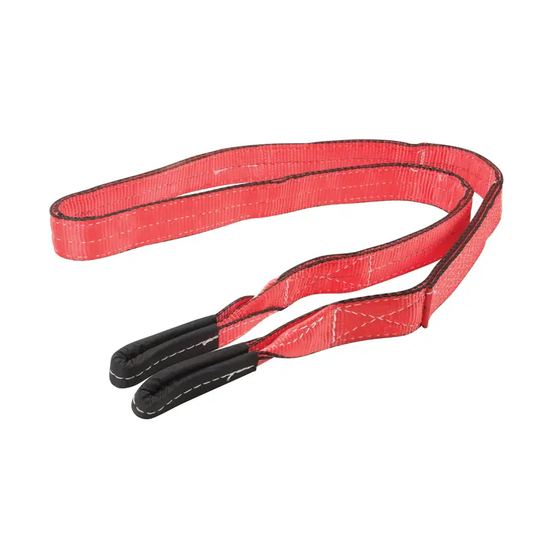 Polyester Sling, Double Ply, Twisted Eye, Type 4, 2'' W X 12' L, 6200 Lbs. Vertical Cap. 1