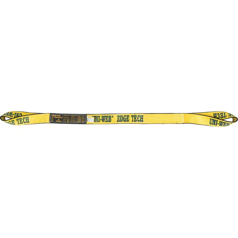Polyester Sling, Double Ply, Twisted Eye, Type 4, 2" W X 12' L, 6200 Lbs. Vertical Cap. 1