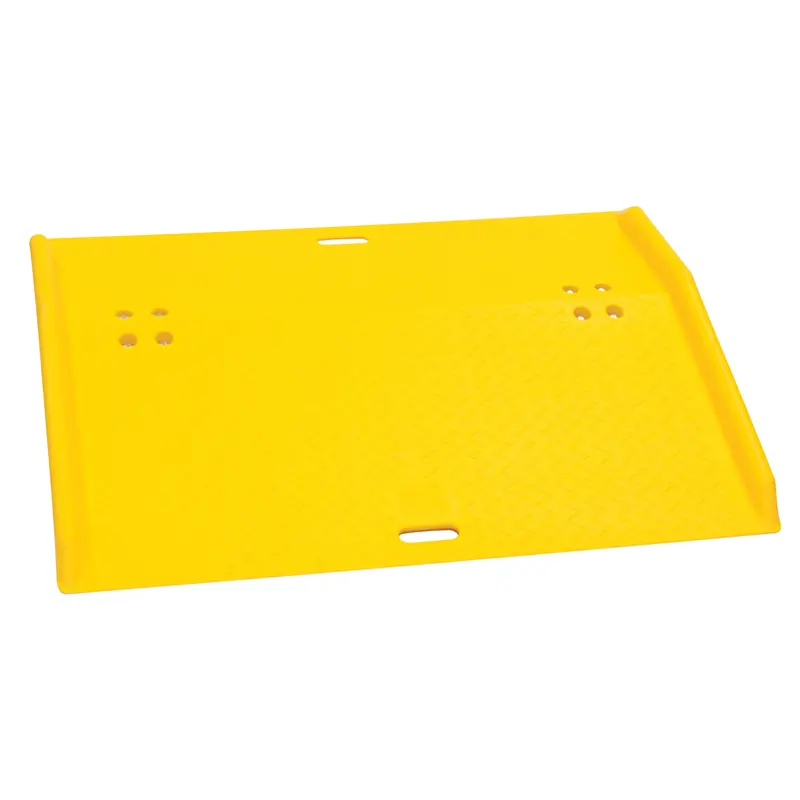 Portable Poly Hand Truck Dock Plate, 750 Lbs. Load Capacity, 36" L X 48" W X 5" H 1
