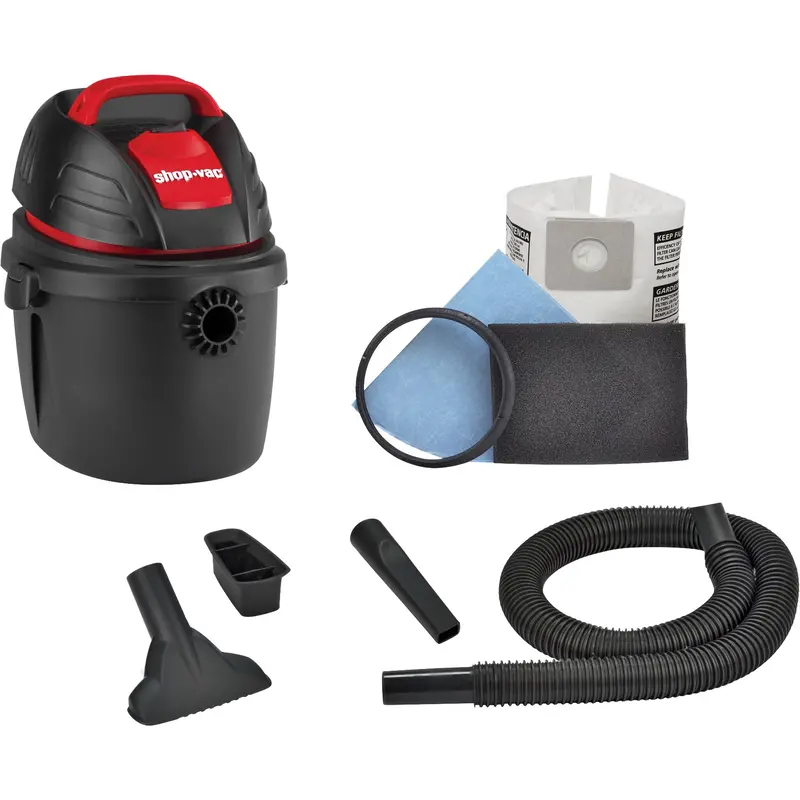 Portable Shop Vacuum, Wet-Dry, 2.5 Hp, 2.5 Us Gal. (9.5 Litres) 1