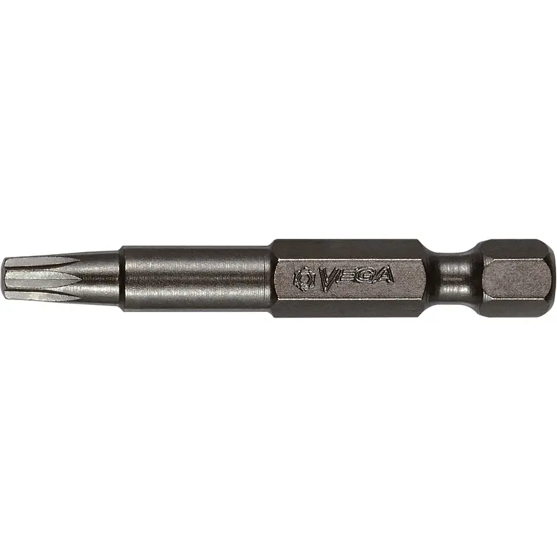 Power Bit, Double-Square, #2 Tip, 1/4" Drive Size, 2" Length 1