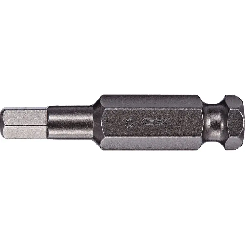 Power Bit, Hex, 3/8" Tip, 7/16" Drive Size, 2" Length 1