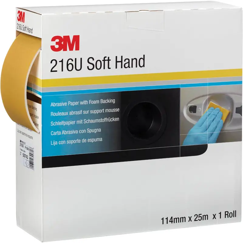 Precut Soft Hand Rolls, P320, Aluminum Oxide, 4-1/2" W X 27-1/3 Yd. L 1