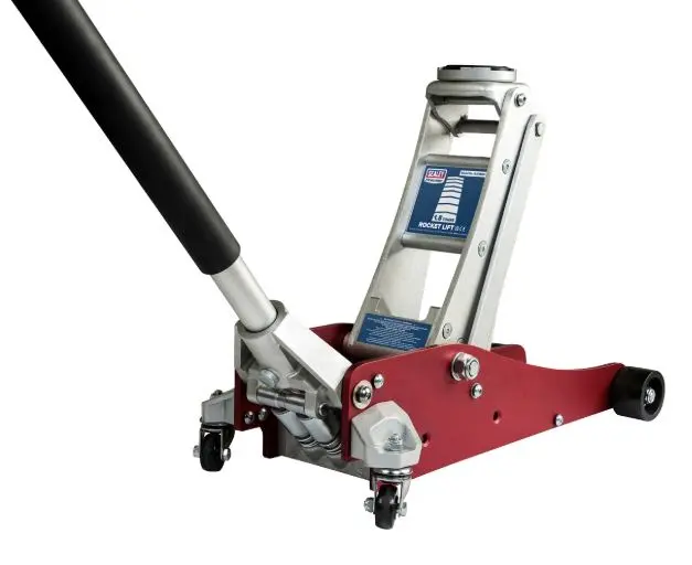 Premier 1.8T Aluminium Trolley Jack – Low Profile With Rocket Lift For Fast Lifting 1