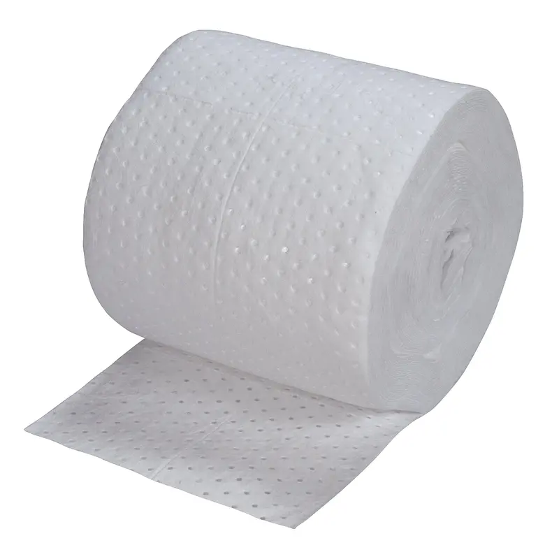 Premium Bonded Sorbent Rolls, Heavyweight, 150' L X 15" W, 25 Gal. Absorbancy 1