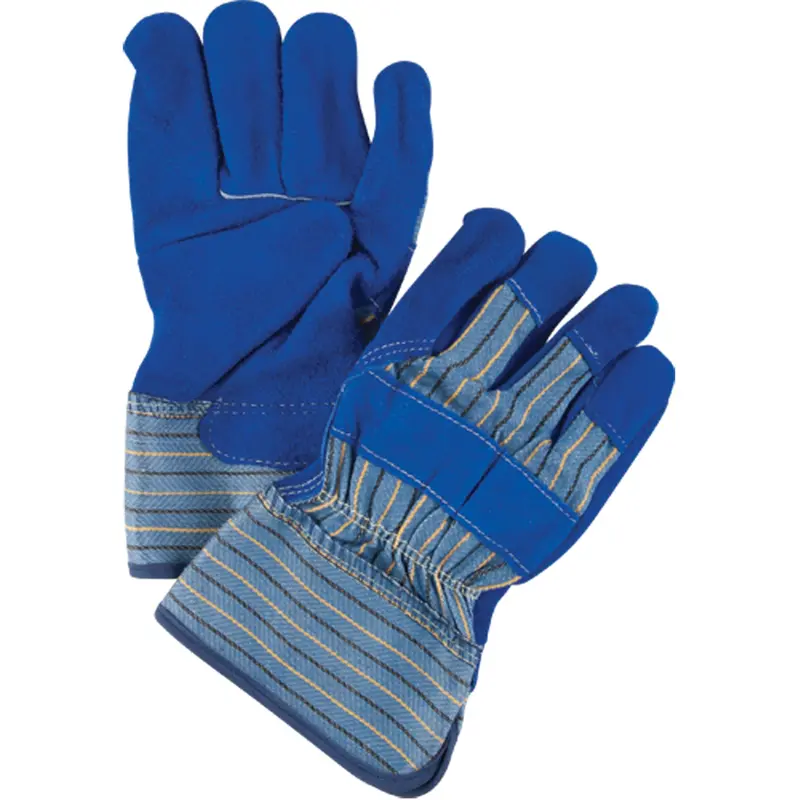 Premium Quality Fitters Gloves With Kevlar® Stitching, Large, Split Cowhide Palm, Cotton Inner Lining 1