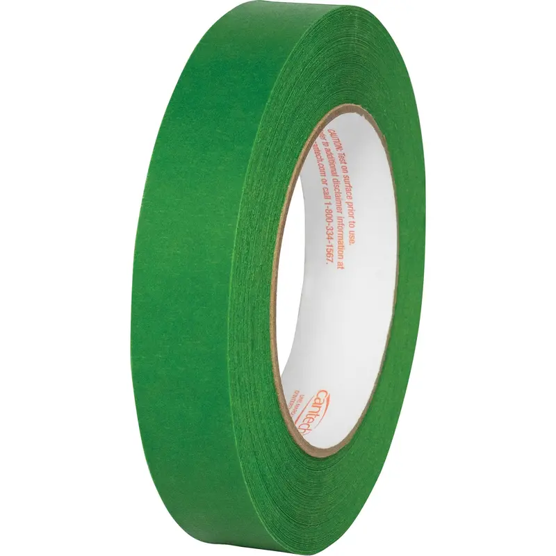 Premium Safe Tack Masking Tape, 24 Mm (61/64") X 55 M (180.4'), Green 1