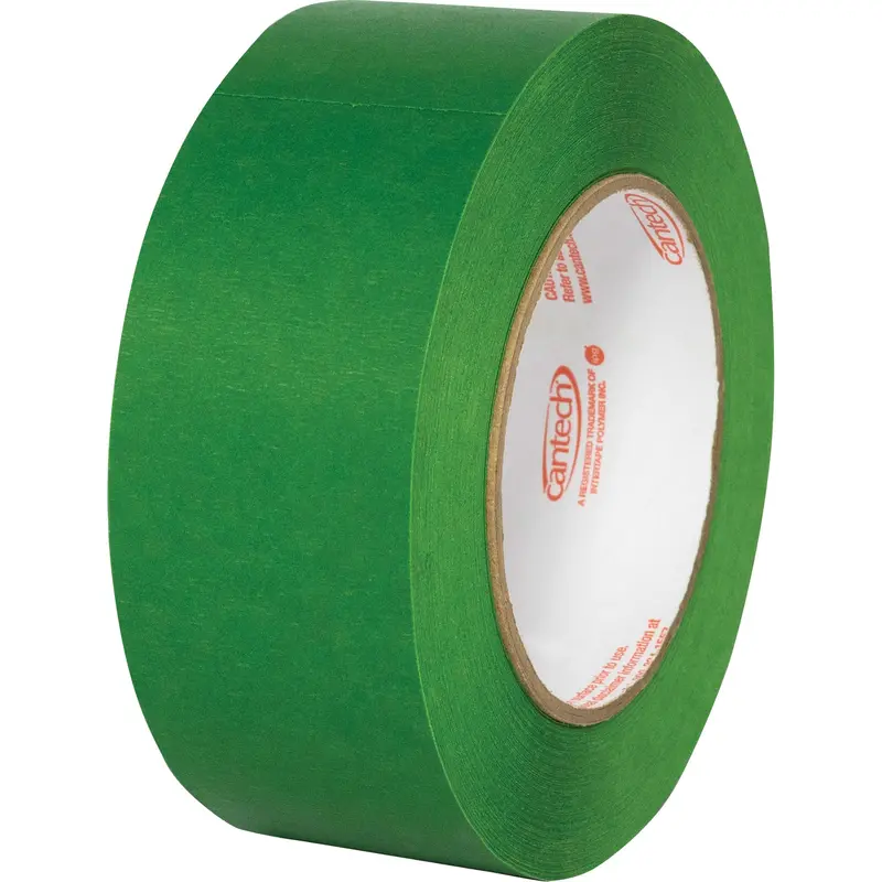 Premium Safe Tack Masking Tape, 48 Mm (1-57/64") X 55 M (180.4'), Green 1