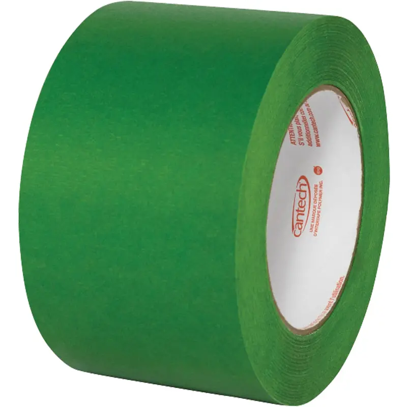Premium Safe Tack Masking Tape, 72 Mm (2-83/100") X 55 M (180.44'), Green 1