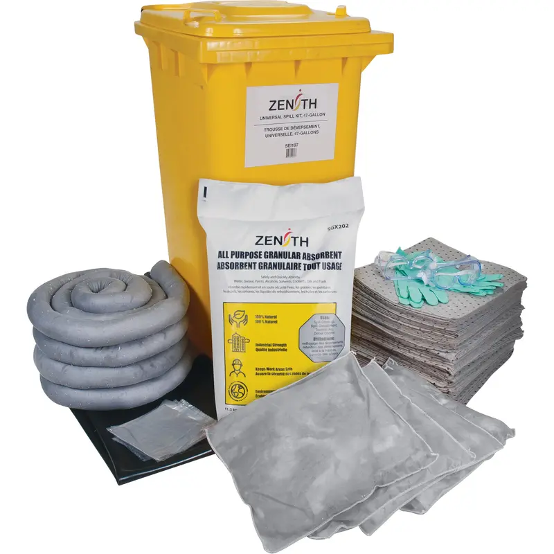 Premium Spill Kit, Universal, Bin, 63 Us Gal. Absorbancy 1