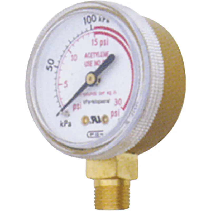 Pressure Gauges, 1-1/2" , 0 - 4000 Psi, Bottom Mount, Analogue 1