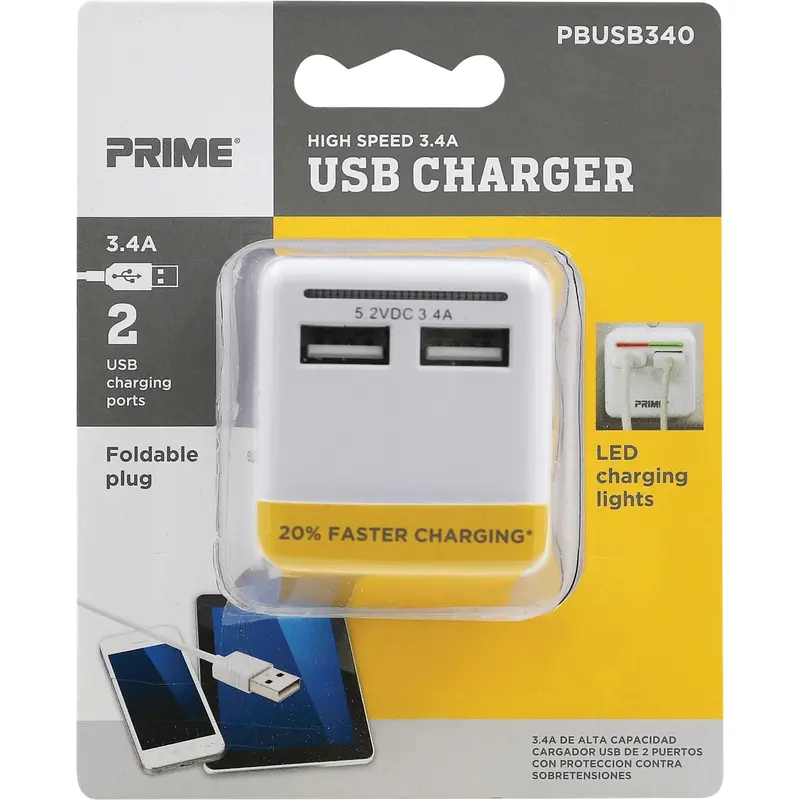 Prime® High-Speed Usb Charger 1