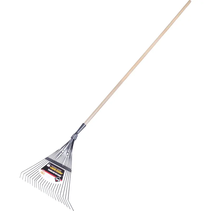 Pro™ Fan Rake, 24" Blade, 22 Tines, Hardwood Handle, Steel Blade 1