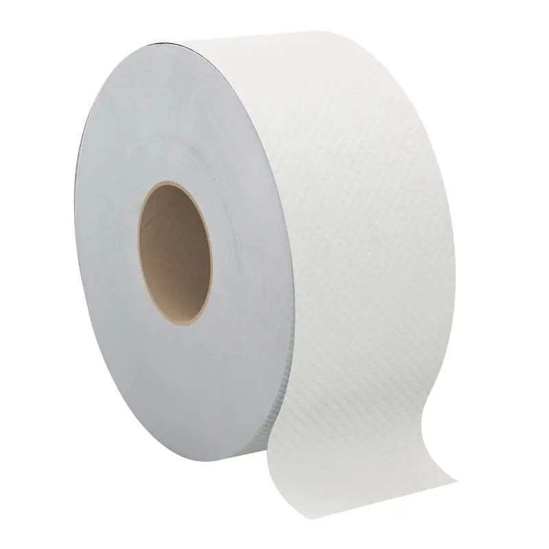 Pro Select™ Toilet Paper, Jumbo Roll, 2 Ply, 500' Length, White 1