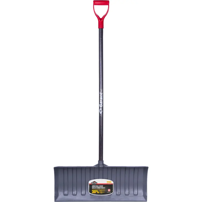 Pro™ Snow Pusher, Polypropylene Blade, D-Grip Handle, 26" W 1