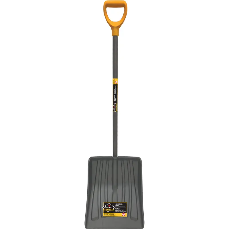 Pro™ Snow Shovel, Polypropylene Blade, 13-7/8" Wide, D-Grip Handle 1