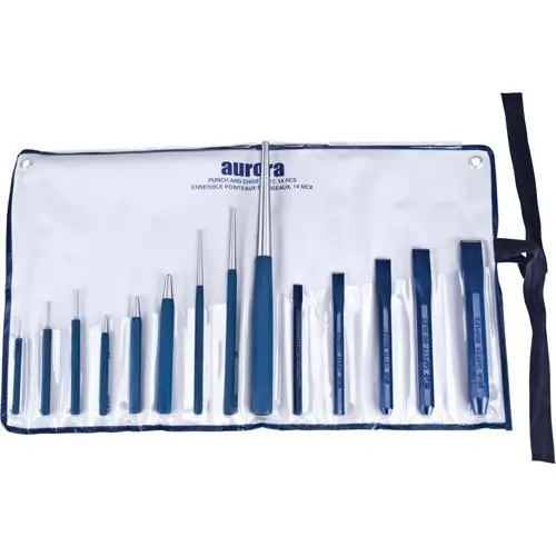 Punch And Chisel Set, 14 Pieces 1
