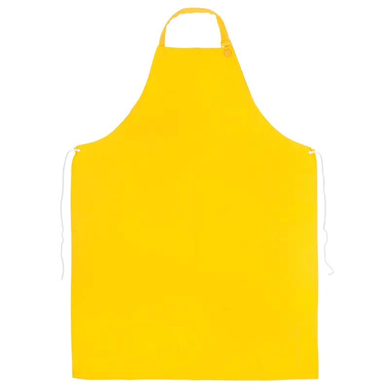Pvc Apron, Pvc, Yellow, 35" W X 45" L 1