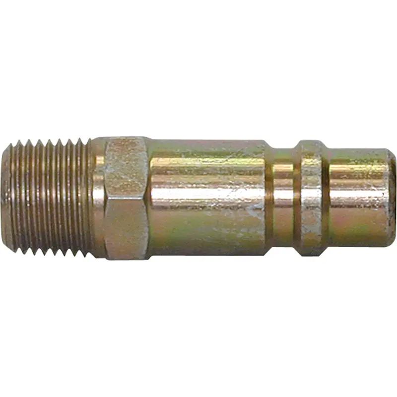 Quick Couplers - 1/2" Industrial, One Way Shut-Off - Plugs, 3/8" 1