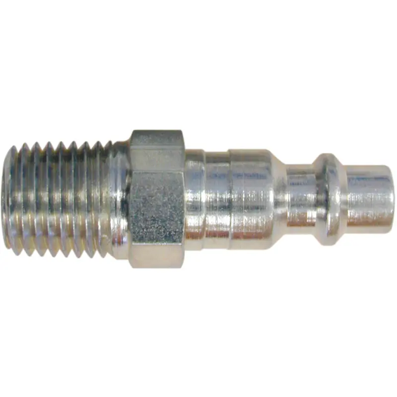 Quick Couplers - 1/4" Industrial, One Way Shut-Off - Plugs, 1/4" 1