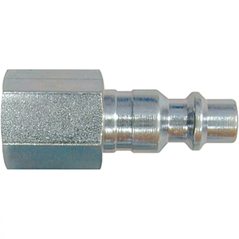 Quick Couplers - 1/4" Industrial, One Way Shut-Off - Plugs, 1/8" 1