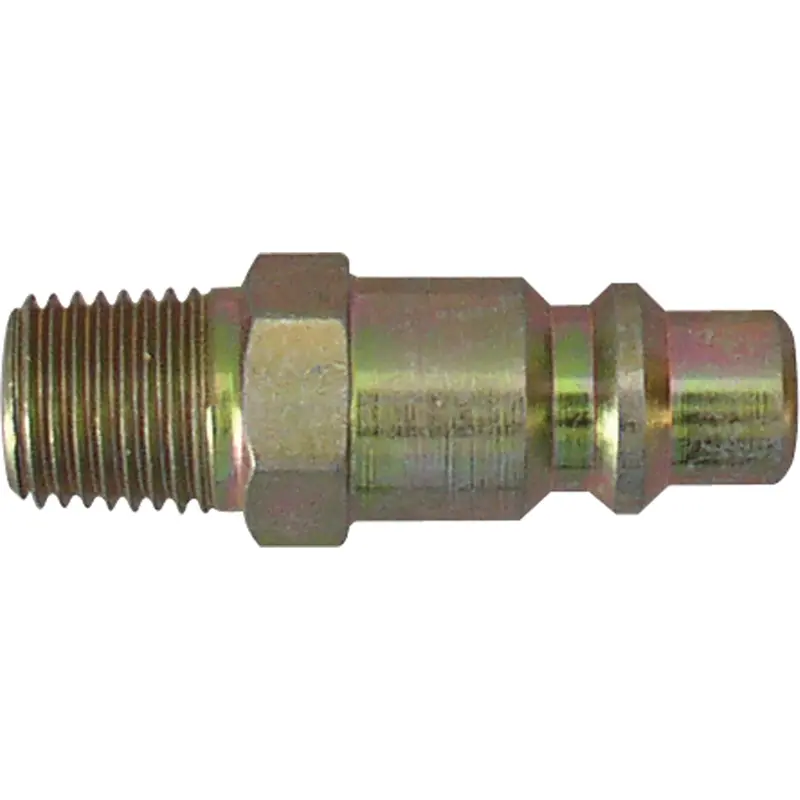 Quick Couplers - 3/8" Industrial, One Way Shut-Off - Plugs, 3/8" 1