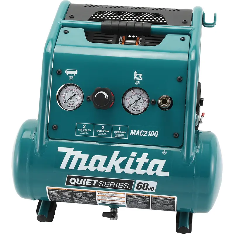 Quiet Series Air Compressor, Electric, 2 Gal (2.4 Us Gal), 135 Psi, 120/1 V 1