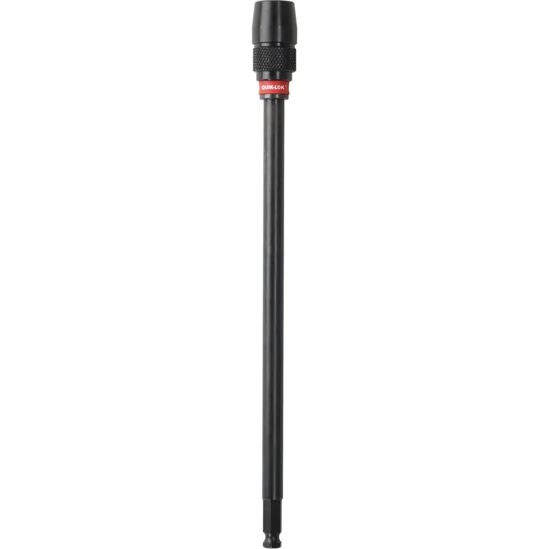 Quik-Lok™ Impact Drill Bit Extension, 7/16" Max. Diameter, 12" Length, 7/16" Shank 1