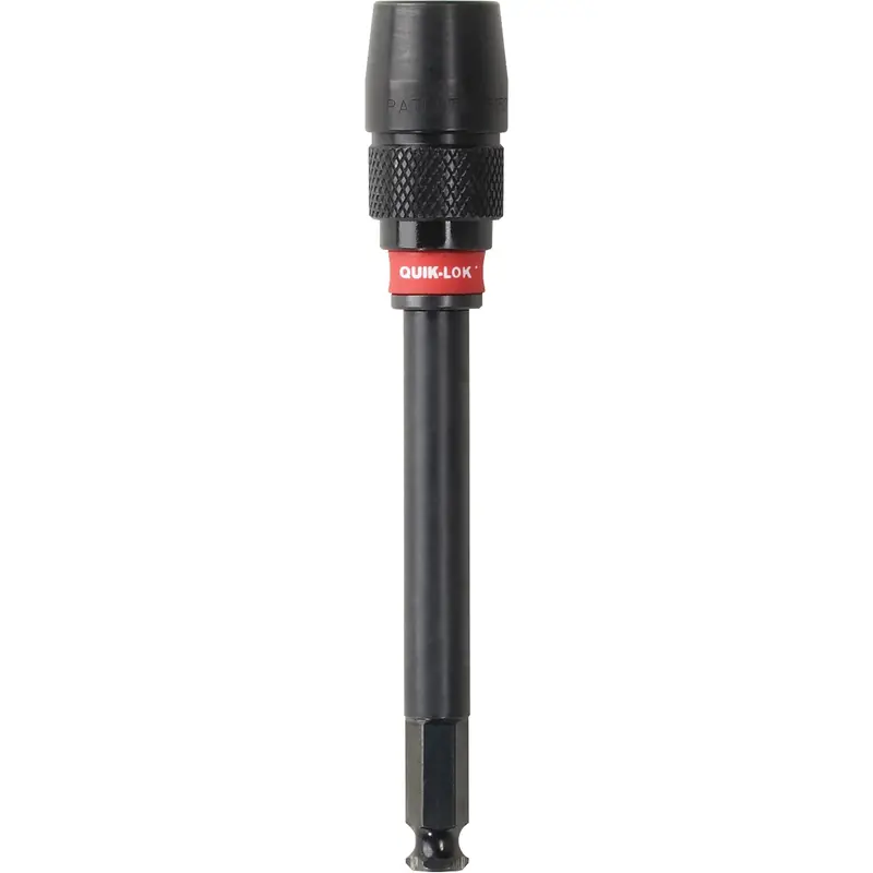 Quik-Lok™ Impact Drill Bit Extension, 7/16" Max. Diameter, 5-1/2" Length, 7/16" Shank 1
