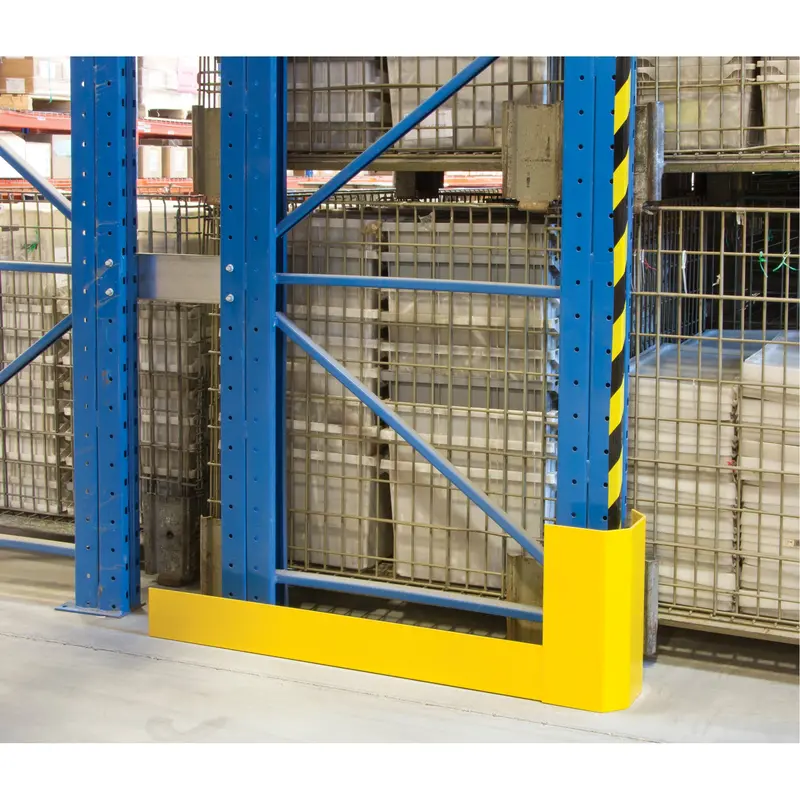 Racking Aisle Protectors, 3" W X 56" L X 16" H, Safety Yellow 1