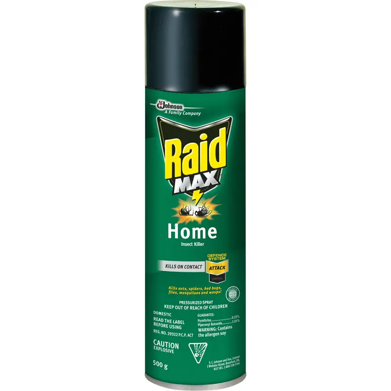 Raid® Max® Home Insect Killer Insecticide, 500 G, Aerosol Can, Solvent Base 1