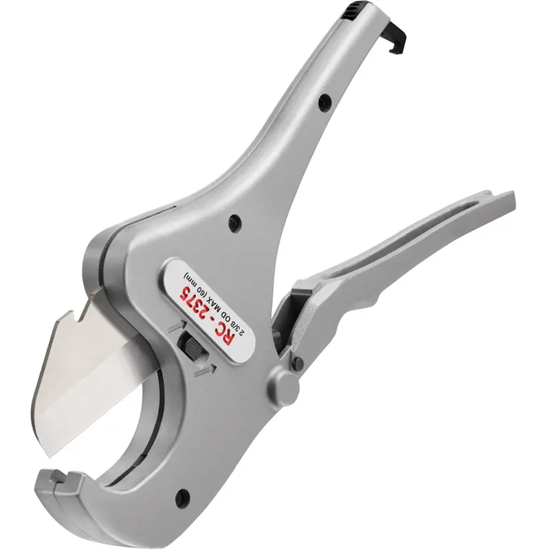 Ratchet Action Plastic Pipe & Tubing Cutter #Rc-2375, 1/8" - 2-3/8" Capacity 1