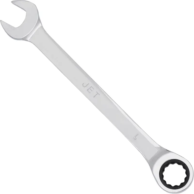 Ratcheting Wrench, 12 Point, 1-1/8", Polished Finish 1